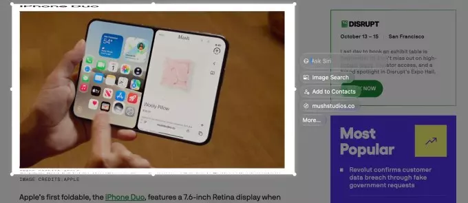 Новый контекст Siri в macOS 27 Golden Gate