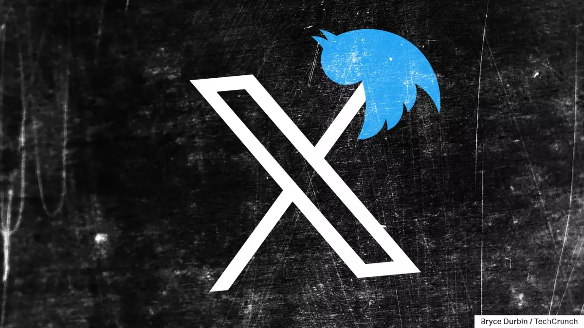 Логотип X и птица Twitter